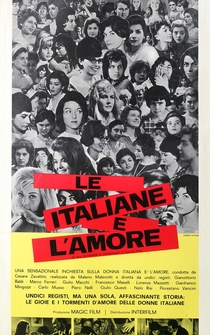 Poster Las italianas y el amor