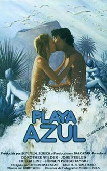 Poster Playa azul