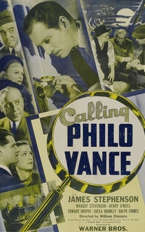 Poster Calling Philo Vance