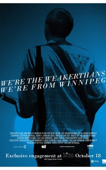 Poster We're the Weakerthans, We're from Winnipeg