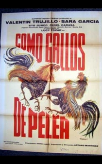 Poster de Como gallos de pelea