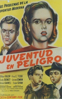 Poster Juventud en peligro