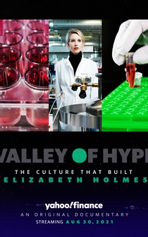 Poster Valley of Hype: The Culture that Built Elizabeth Holmes