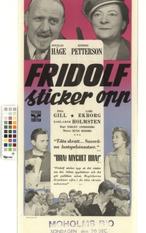 Poster Fridolf sticker opp!