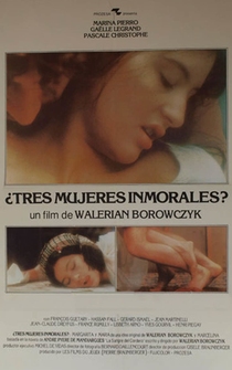 Poster Tres mujeres inmorales