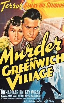 Poster Murder in Greenwich Village