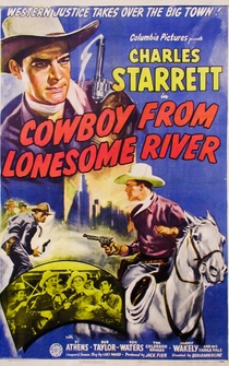 Poster Cowboy from Lonesome River