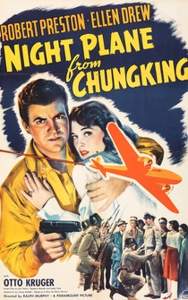 Poster Night Plane from Chungking