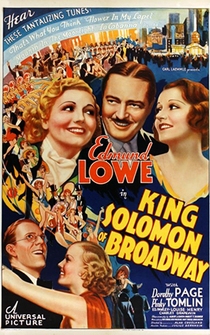 Poster King Solomon of Broadway