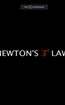 Poster Newton's 3rd Law