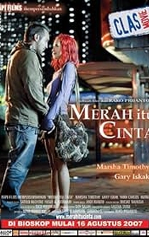 Poster Merah Itu Cinta