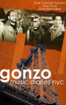 Poster Gonzo Music Diaries, NYC