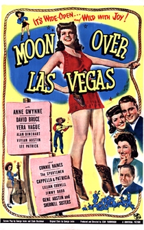 Poster Moon Over Las Vegas