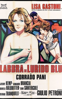 Poster Labbra di lurido blu