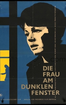 Poster Die Frau am dunklen Fenster