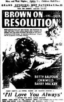 Poster Brown on Resolution