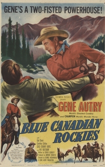 Poster Blue Canadian Rockies