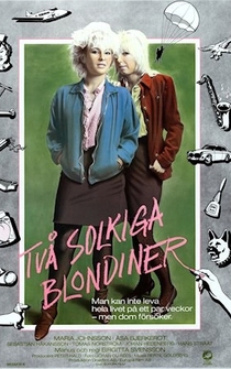 Poster Två solkiga blondiner