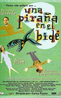 Poster Una piraña en el bidé