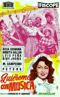 Poster Quiéreme con música