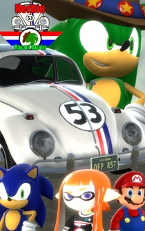 Poster Herbie Races Again