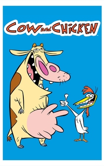 Poster La vaca y el pollito