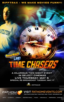 Poster RiffTrax Live: Time Chasers