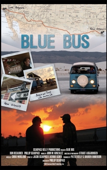 Poster Blue Bus