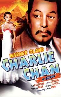 Poster Charlie Chan en Egipto