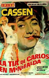 Poster La tía de Carlos en minifalda