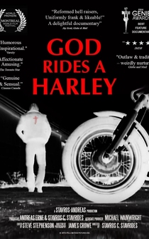 Poster God Rides a Harley