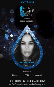 Poster One Night for One Drop Imagined by Cirque Du Soleil