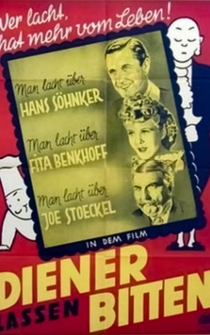 Poster Diener lassen bitten