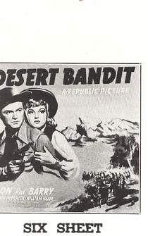 Poster Desert Bandit