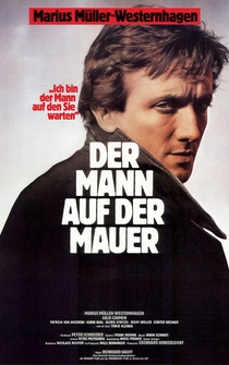 Poster Der Mann auf der Mauer