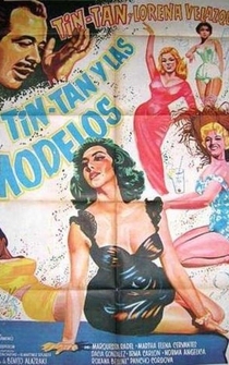 Poster Tin Tan y las modelos