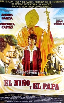 Poster El niño y el Papa