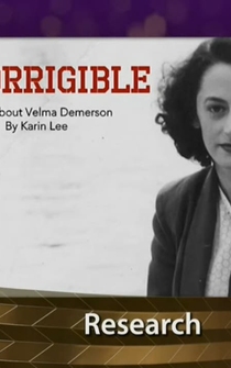 Poster Incorrigible - A film about Velma Demerson