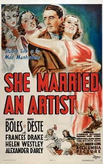 Poster She Married an Artist