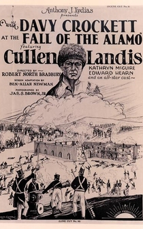 Poster With Davy Crockett at the Fall of the Alamo