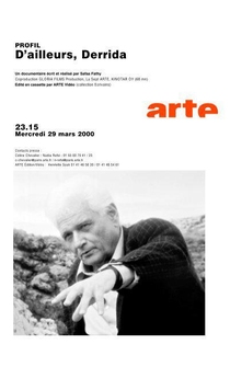 Poster D'ailleurs, Derrida