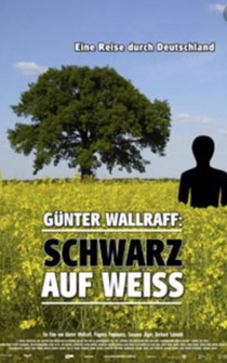 Poster Günter Wallraff - Schwarz auf weiß