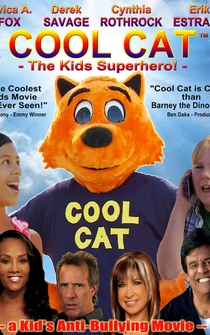 Poster Cool Cat Kids Superhero