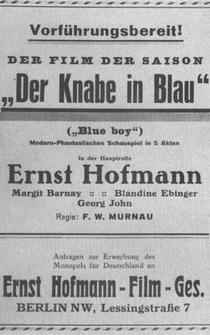 Poster Der Knabe in Blau