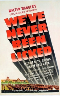 Poster We've Never Been Licked