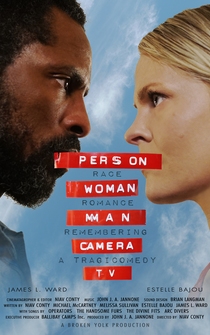 Poster Person Woman Man Camera TV