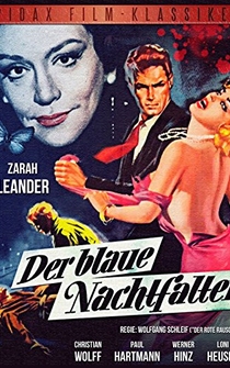 Poster Der blaue Nachtfalter