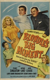 Poster Blondie's Big Moment