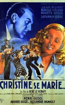 Poster Christine se marie