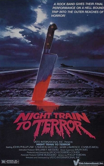 Poster de Noche en el tren del terror